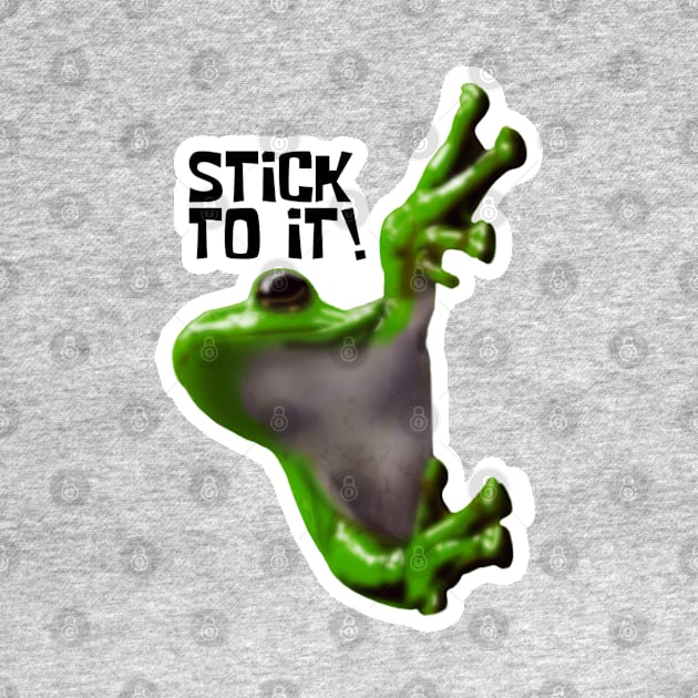 Stick To It Tree Frog by TooCoolUnicorn